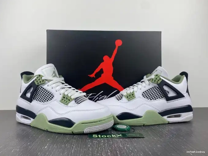 Air 4 Seafoam WMNS AQ9129-103 Jordan 0526